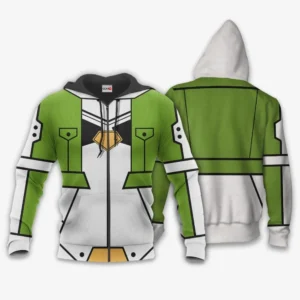 Sword Art Online Shino Asada Uniform Costume Zip Hoodie Anime