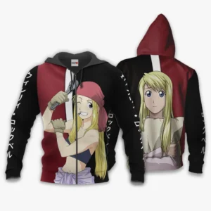 Rockbell Winry Zip Hoodie Custom Fullmetal Alchemist Anime