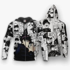Fushiguro Megumi Zip Hoodie Anime Mix Manga