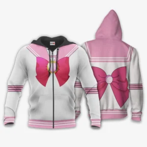 Chibiusa Uniform Costume Zip Hoodie Sailor Moon Anime
