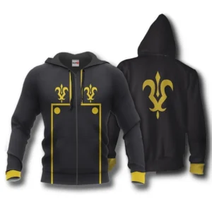 Lelouch Lamperouge Uniform Costume Zip Hoodie Code Geass Anime