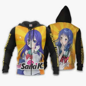 Saiki K Kokomi Teruhashi Zip Hoodie Saiki K Anime