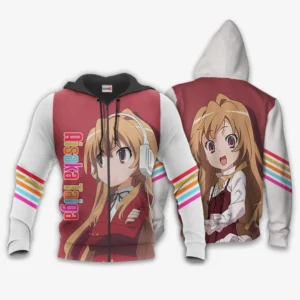 Toradora Aisaka Taiga Zip Hoodies Anime