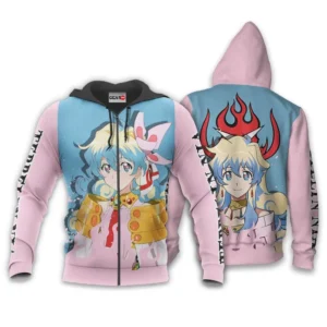 Teppelin Nia Zip Hoodie Custom Tengen Toppa Gurren Lagann Anime