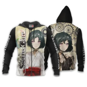 Urushibara Ruka Zip Hoodie Custom Steins Gate Anime