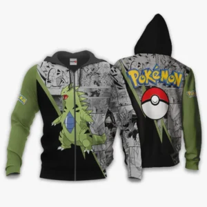 Pokemon Tyranitar Zip Hoodie Custom Anime Mix Manga
