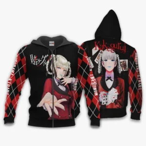 Kirari Momobami Zip Hoodie Kakegurui Anime