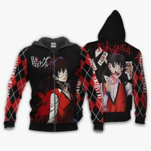 Midari Ikishima Zip Hoodie Kakegurui Anime
