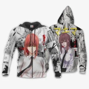 Mikima Zip Hoodie Custom Chainsaw Man