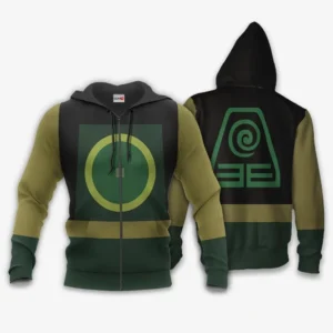 Zip Hoodie Earth Nation Uniform Costume Costume