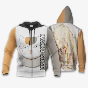 Nyanko Sensei Madara Zip Hoodie Natsume Yuujinchou Anime
