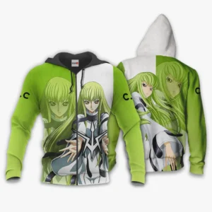 C.C. Zip Hoodie Custom Code Geass Anime