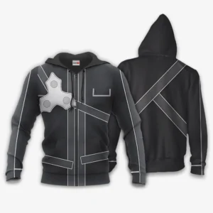 Sword Art Online Kirito Uniform Costume Zip Hoodie Anime