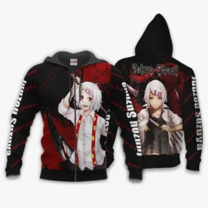 Tokyo Ghoul Juuzou Suzuya Zip Hoodie Anime