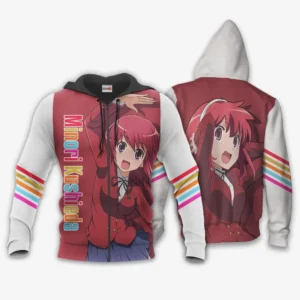 Toradora Minori Kushieda Zip Hoodie Anime