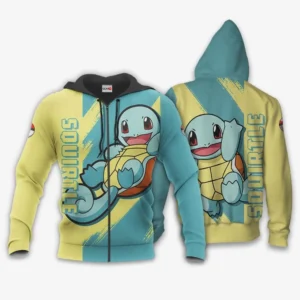 Pokemon Squirtle Zip Hoodie Anime