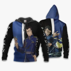 Hughes Maes Zip Hoodie Custom Fullmetal Alchemist Anime