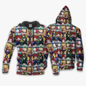 Anime Zip Hoodie Characters Custom Animes