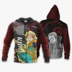 Grizzly's Sin of Sloth King Zip Hoodie Seven Deadly Sins Anime