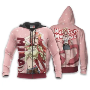 Monster Musume Miia Zip Hoodie Custom Anime