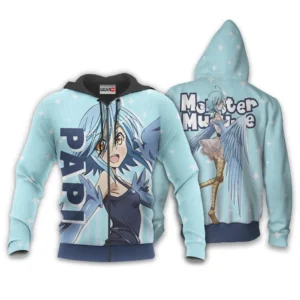 Monster Musume Papi Zip Hoodie Custom Anime