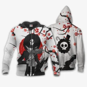 Brook Zip Hoodie Custom Japan Style Anime