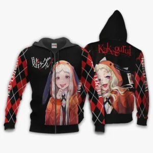 Runa Yomozuki Zip Hoodie Kakegurui Anime