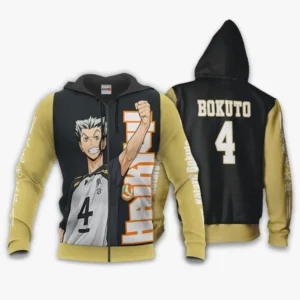 Fukurodani Kotaro Bokuto Zip Hoodie Haikyuu Anime