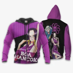 Boa Hancok Zip Hoodie Animes