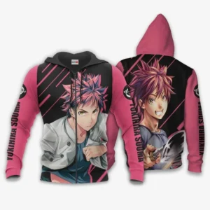 Food Wars Yukihira Souma Zip Hoodie Shokugeki no Soma Anime