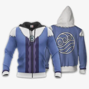 Zip Hoodie Water Elemental Uniform Costume Costume