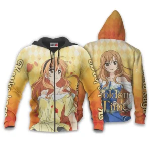 Kaga Kouko Zip Hoodie Custom Anime Golden Time