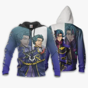 Gottwald Jeremiah Zip Hoodie Custom Code Geass Anime