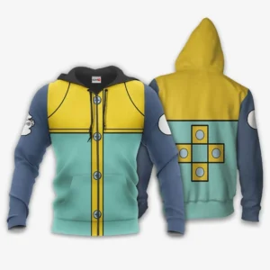 Seven Deadly Sins King Uniform Costume Zip Hoodie