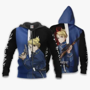 Hawkeye Riza Zip Hoodie Custom Fullmetal Alchemist Anime