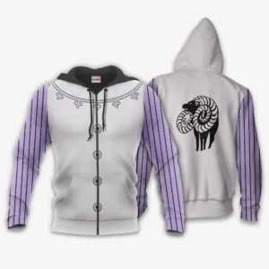 Seven Deadly Sins Gowther Uniform Costume Zip Hoodie