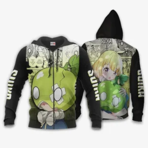Dr Stone Suika Zip Hoodies Anime