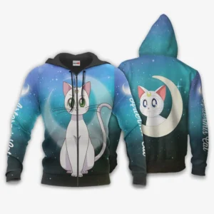 Artermis Cat Zip Hoodie Sailor Moon Anime
