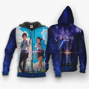 Your Name Anime Zip Hoodie Kimi no Na wa Customs