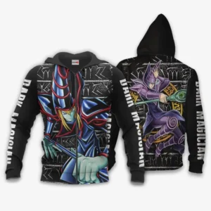 Dark Magician Zip Hoodie Custom Yugioh Anime Clothes