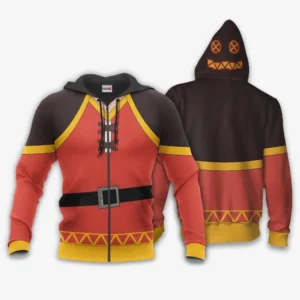 Megumin Uniform Costume KonoSuba Zip Hoodie