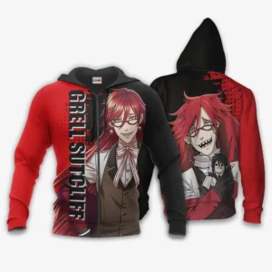 Grell Sutcliff Black Butler Zip Hoodie