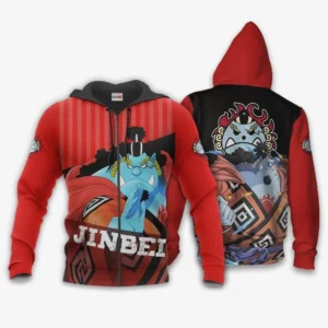 Jinbei Zip Hoodie Anime