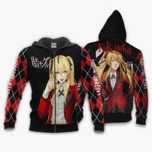 Mary Saotome Zip Hoodie Kakegurui Anime
