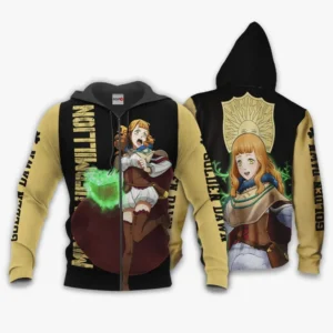 Golden Dawn Mimosa Vermillion Zip Hoodie Black Clover Anime