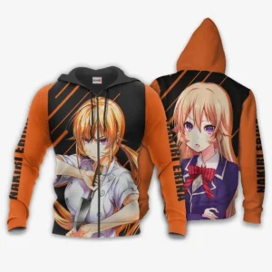 Food Wars Nakiri Erina Zip Hoodie Shokugeki no Soma Anime