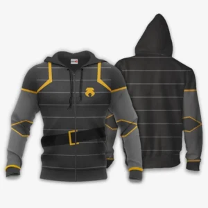 Zip Hoodie Metal Elemental Uniform Costume Costume