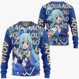 Aqua Sweatshirt KonoSuba Custom Anime For Fans
