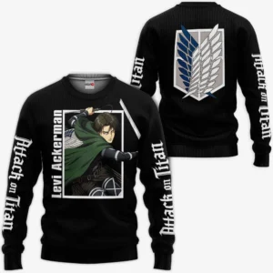 AOT Levi Ackerman Sweatshirt Attack On Titan Anime