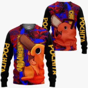 Chainsaw Man Pochita Shirts Merch Custom Custom For Fans